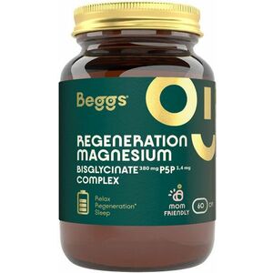 BEGGS Magnesium bisglycinate 380mg + P5P COMPLEX 1, 4mg 60 kapslí obraz