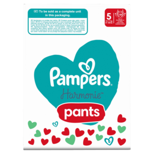 PAMPERS Pants Harmonie velikost 5 Plenkové Kalhotky, měsíční balení 144 ks obraz