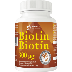 NUTRICIUS Biotin 300 mcg 90 tablet obraz