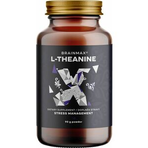 BRAINMAX L-Theanine, L-theanin v prášku 90 g obraz