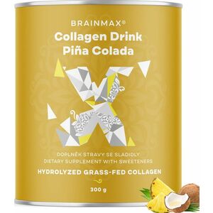 BRAINMAX Kolagen nápoj, piña colada 300 g obraz