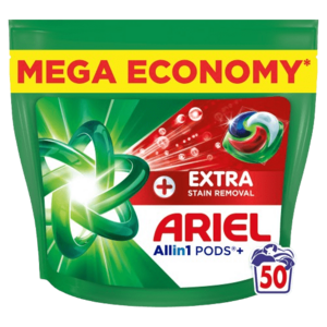 ARIEL Allin1 PODS+, Extra stain removal, kapsle na praní, 50 ks obraz