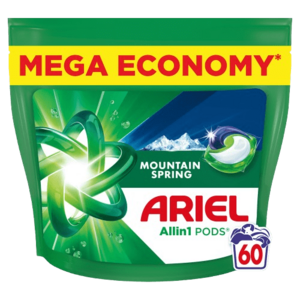 ARIEL Allin1 PODS, Mountain spring, kapsle na praní, 60 ks obraz