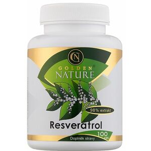 GOLDEN NATURE Resveratrol 98 % 100 kapslí obraz