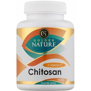 GOLDEN NATURE Chitosan + Vitamin C 100 kapslí obraz