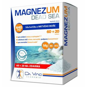 DA VINCI ACADEMIA Magnezum Dead Sea 80 tablet obraz