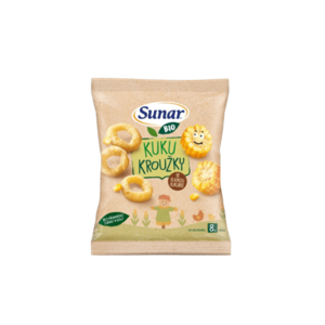 SUNAR BIO Dětské křupky Kuku kroužky 9m+, 20 g obraz