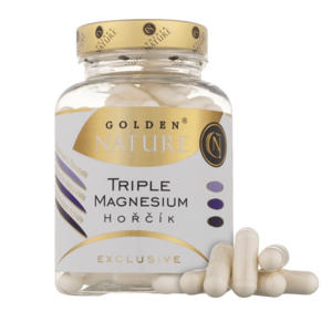 GOLDEN NATURE Exclusive Triple Magnesium - hořčík 100 kapslí obraz