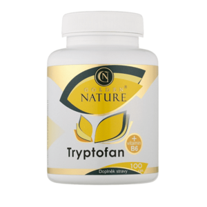 GOLDEN NATURE Tryptofan+B6 100 kapslí obraz