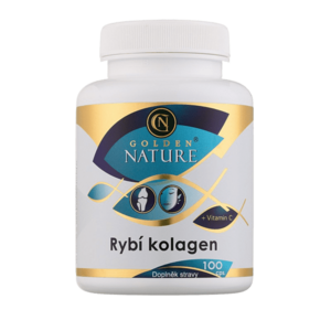 GOLDEN NATURE Rybí kolagen+Vitamin C 100 kapslí obraz