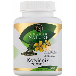 GOLDEN NATURE Kotvičník zemní 90 % saponinů 100 kapslí obraz