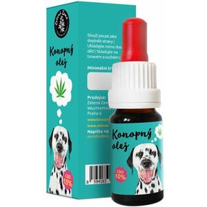 ZELENÁ ZEMĚ CBD olej pro zvířata 10% 10 ml obraz