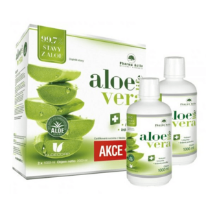 PHARMA ACTIV AloeVeraLife šťáva z aloe 99.7% 2 x 1000 ml obraz