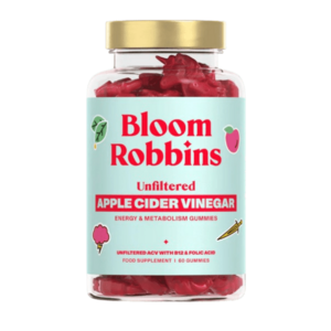 BLOOM ROBBINS Vitamíny na trávení a energii s nefiltrovaným jablečným octem 60 ks obraz