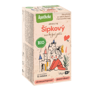 APOTHEKE BIO čaj dětský Šípkový na běžné pití 20 x 1.8 g obraz