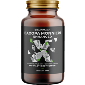 BRAINMAX Enhanced Bacopa Monnieri 60 kapslí obraz