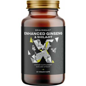 BRAINMAX Enhanced Ginseng & Shilajit 60 kapslí obraz