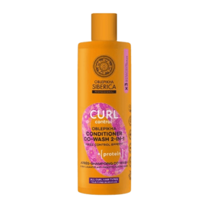 NATURA SIBERICA Oblepikha O Curl Control Proteinový mycí kondicionér 2v1 pro kudrnaté vlasy 400 ml obraz