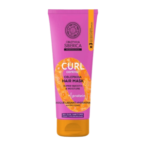 NATURA SIBERICA Oblepikha O Curl Control Proteinová maska pro kudrnaté vlasy 200 ml obraz