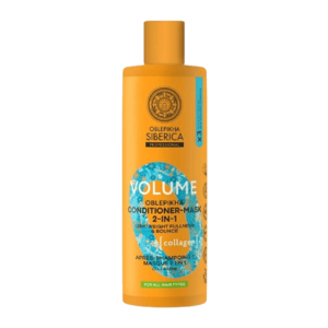 NATURA SIBERICA Oblepikha O Volume Kolagenový kondicionér-maska pro objem 2v1 400 ml obraz
