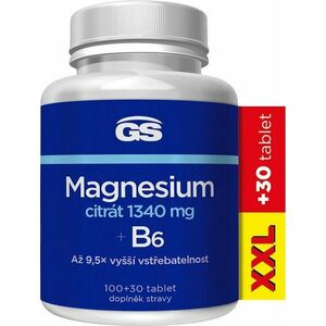 GS Magnesium citrát 1340 mg B6 130 tablet obraz