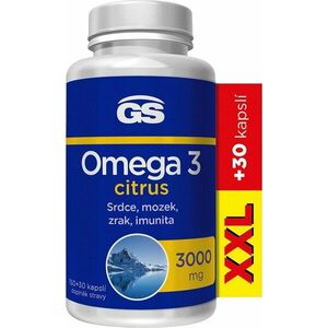 GS Omega 3 citrus 180 kapslí obraz