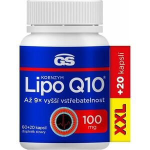 GS Koenzym Lipo Q10 100 mg 80 kapslí obraz