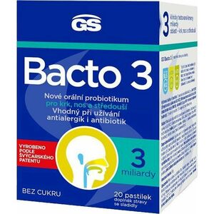 GS Bacto 3, 20 pastilek obraz