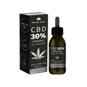 PHARMA ACTIV CBD Full Spectrum 30% organic 3000 mg 10 ml obraz
