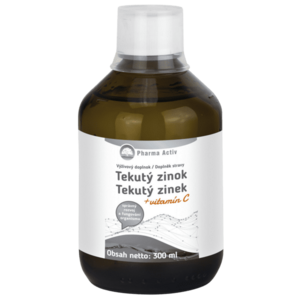 PHARMA ACTIV Tekutý zinek + vitamín C 300 ml obraz