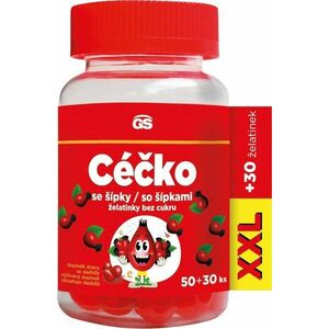 GS CÉČKO se šípky, želatinky bez cukru 80 ks obraz