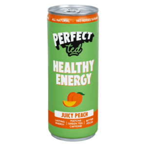 NATU Healthy Matcha Energy Drink broskev 250 ml obraz