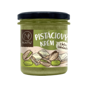 NATU Pistáciový krém s bílou čokoládou 300 g obraz