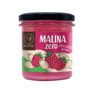 NATU Malina Zero ořechový krém 300 g obraz