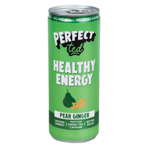 NATU Healthy Matcha Energy Drink hruška a zázvor 250 ml obraz