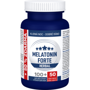 CLINICAL Melatonin Forte Herbal 150 tablet obraz