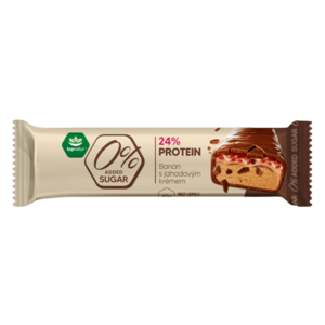TOPNATUR Tyčinka proteinová banán s jahodovým krémem 40 g obraz