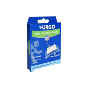 URGO BURNS Voděodolné náplasti na popál.10x7cm 4 ks obraz