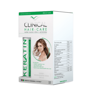 CLINICAL Hair-Care 120 tobolek + Keratin regenerační kúra 100 ml obraz