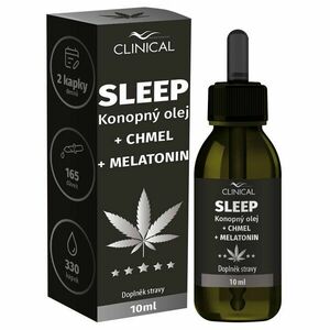 CLINICAL SLEEP konopný olej+chmel+melatonin 10 ml obraz