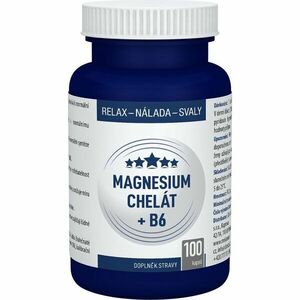 CLINICAL Magnesium chelát + B6 100 kapslí obraz