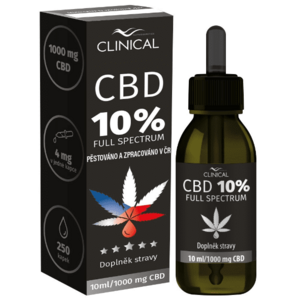 CLINICAL CBD 10% Full Spectrum 10 ml obraz