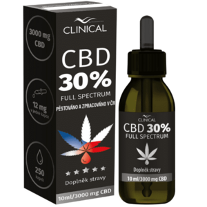 CLINICAL CBD 30% Full Spectrum 10 ml obraz