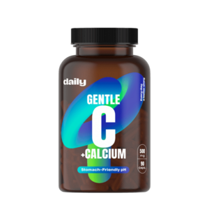 DAILY Gentle C + Calcium 90 kapslí obraz