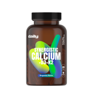 DAILY Synergistic Calcium + D3 + K2 90 kapslí obraz