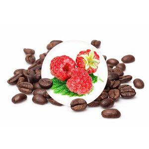 Malinová - zrnková káva bezkofeinová, 500g obraz