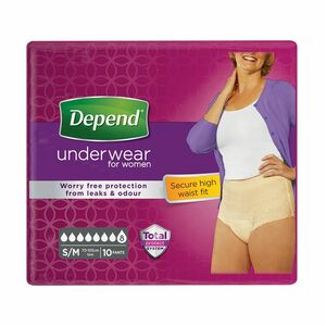 Depend Super pro ženy S/M natahovací kalhotky 10 ks obraz