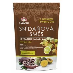 Iswari BIO Snídaňová směs Nepražené kakao&lucuma 300 g obraz