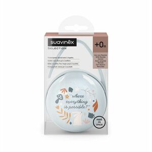 Suavinex Wonderland Duo Krabička na šidítka 1 ks světle modrá obraz