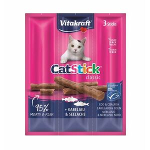 Vitakraft Cat Stick treska a treska tmavá 3x6 g obraz